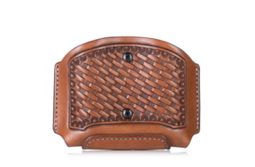 Image of Falco Holsters Exclusive Hand-Carved Leather Magazine Pouch - BASKET WEAVE, 7093