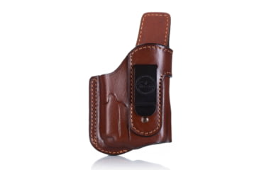 Image of Falco Holsters Inside the Waistband Leather Holster with Reinforced Sweatguard for Gun w/ Light, 7233