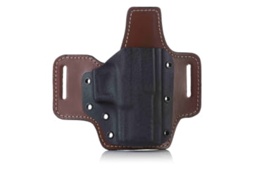 Image of Falco Holsters KYDEX BELT HOLSTER ON LEATHER PLATFORM, 6202