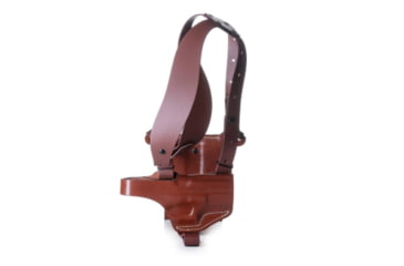 Image of Falco Holsters Leather Universal Shoulder Holster With Double Mag Pouch, 7473