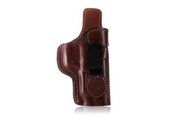 Image of Falco Holsters Variable IWB Concealed Open Top Leather Holster with Adjustable Belt Clip, 5494