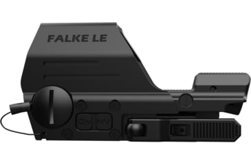 Image of Falke 1x LE Gen 2 Red Dot Sight, 65 MOA Circle/2 MOA Dot, CR2, Black, Fal30-0019