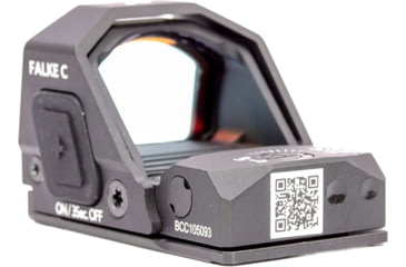 Image of Falke Model C 1x26.5mm Ultra Robust Compact Reflex Sight, Clear Visible 3 MOA Dot Reticle, Black, One Size, FAL30-0031
