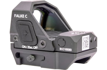 Image of Falke Model C 1x26.5mm Ultra Robust Compact Reflex Sight, Clear Visible 3 MOA Dot Reticle, Black, One Size, FAL30-0031