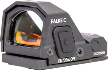 Image of Falke Model C 1x26.5mm Ultra Robust Compact Reflex Sight, Clear Visible 3 MOA Dot Reticle, Black, One Size, FAL30-0031