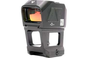 Image of Falke Model CMS 1x25mm Closed Micro Reflex Sight, Clear Visible 3 MOA Dot Reticle, Black, One Size, FAL30-0029