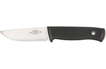 Image of Fallkniven F1 Pilot Survival Fxd Knife, 3.75in, Steel Drop Point, Black Checkered Elastomer Hdl, Black Sheath FN52