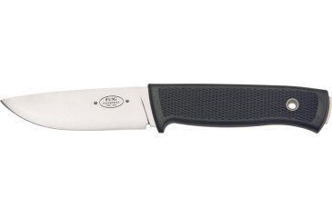 Image of Fallkniven F1 Pilot Survival Fxd Knife, 3.75in, Steel Drop Point, Black Checkered Elastomer Hdl, Black Sheath FN53