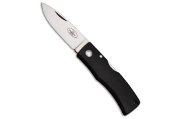 Image of Fallkniven Fallkniven U2 Gemini Lockback Knife Black Zytel 2.5" Satin 3G, Black, 3G, adult, BHQ-47488