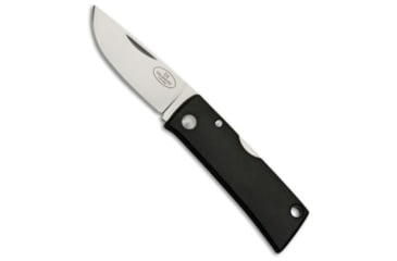 Image of Fallkniven Fallkniven Wolfs Tooth U4 Lockback Knife Black Zytel 2.09" Satin, Black, Super Gold 2, adult, BHQ-47546