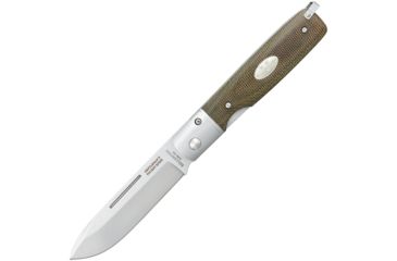 Image of Fallkniven Gentleman's Pocket Knife Folding Knife,3in,Green,Micarta Handle FNGPGM