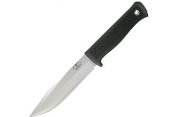 Image of Fallkniven S1, Thermorun Handle, Plain, Leather Sheath FK-S1L