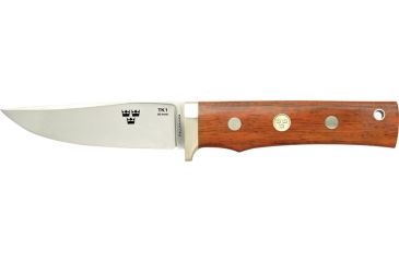 Image of Fallkniven Tre Kronor de Luxe Fixed Blade Knife, 4in, Laminate Powder Steel Blade, Cocobolo Handle FNTK1