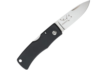 Image of Fallkniven U2 Pegasus Lockback Folding Knife, 2.5in Satin 1.4110 SS Blade, Black Grilon Handle, U2PE