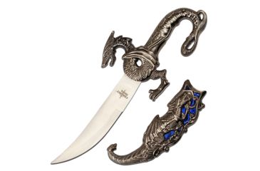 Image of Fantasy Master Sword Letter Opener, 5in Blade, Stainless Steel Blade, Blue, FMT-056BL
