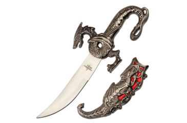 Image of Fantasy Master Sword Letter Opener, 5in Blade, Stainless Steel Blade, Red, FMT-056RD