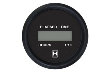 Image of Faria Beede Instruments 2" Digital Hourmeter Gauge - 12-32V - Euro Black 74174