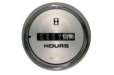 Image of Faria Beede Instruments 2" Hourmeter 10,000 Hrs 12-32 VDC Kronos 54730