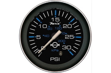 Image of Faria Beede Instruments Coral Water Pressure Gauge Kit 30 Psi 2in, 13003
