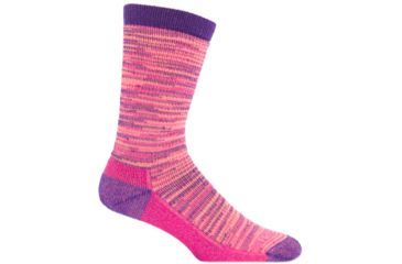 Image of Farm To Feet Bend Stylized Traditional Hiker Sock - Women's-Parachute Purple/Berry-Medium