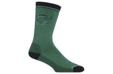 Image of Farm To Feet Concord Fish Sporting Sock - Mens-Sycamore/Black-Large