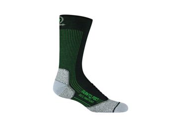 Image of Farm To Feet Damascus Light Crew Sock - Mens, Black, Medium, FF-8985-001-BS-M