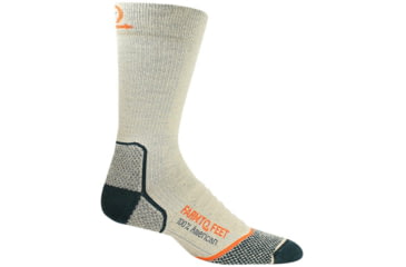 Image of Damascus Light Crew Sock - Mens-Curds and Whey/Platinum-X-Large