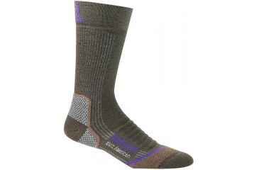Image of Farm To Feet Damascus Medium Crew Sock - Women's-Turkish Coffee/Platinum-Medium