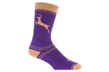 Image of Farm To Feet Englewood Stag Sporting Sock - Women's-Purple-Large