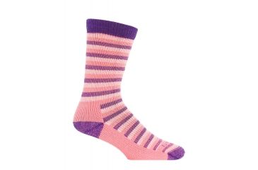 Image of Farm To Feet Kittery Stylized Traditional Hiker Sock - Womens-Dubarry/Purple-Large