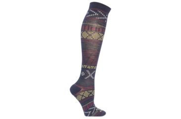 Image of Farm To Feet Mahtomedi Nordic Knee High Sock - Womens-US Blue/ Mercury-Medium