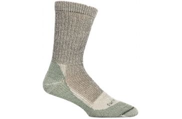 Image of Farm To Feet NFZ Boulder Light Crew Hiking Sock - Men's-Black-Large