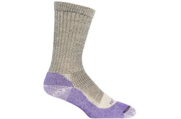 Image of Farm To Feet NFZ Boulder Light Crew Hiking Sock - Women's-Charcoal-Medium