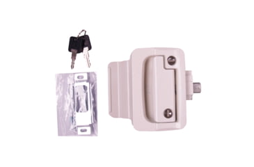 Image of Fastec RV Door Lock, White, 44610-09-SP