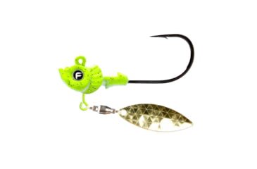 Image of Fathom Pro-Select Belly Blade Jig Head 1/4oz Chartreuse, JH02-1/4-CHRT