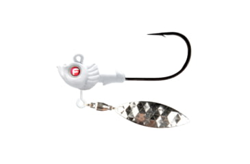 Image of Fathom Pro-Select Belly Blade Jig Head 1/4oz White, JH02-1/4-WHT