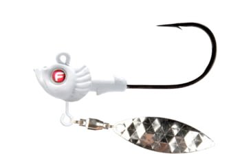 Image of Fathom Pro-Select Belly Blade Jig Head 3/8oz White, JH02-3/8-WHT