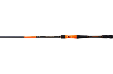 Image of Favorite Fishing Balance Casting Rod, Medium, 6ft 10in, Orange/Black, BBLNC-6101M
