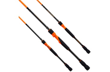 Image of Favorite Fishing Balance Spinning Rod, Ultra-Light, 6ft, Orange/Black, BBLN-601UL