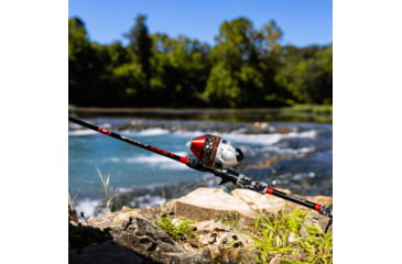 Image of Favorite Fishing Army Spincast Combo 6ft, Medium, 2pc, Black/Red, ARMC602M10