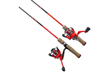 Image of Favorite Fishing Do Dock Snub Nose Crappie Spinning Combo, 5ft 3in, Medium, Red/Black, DDK-531M10