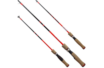 Image of Favorite Fishing Do Dock Snub Nose Crappie Spinning Rod, 5ft 3in, Medium, Red/Black, DDK-531M