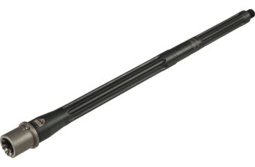 Image of Faxon Firearms 16 inch .223 Wylde Heavy Profile Fluted Barrel, Mid-Length, 416-R Stainless, QPQ Nitride, 5R, NP3 Extension, Black, 15BW8M16FHQ-5R-NP3