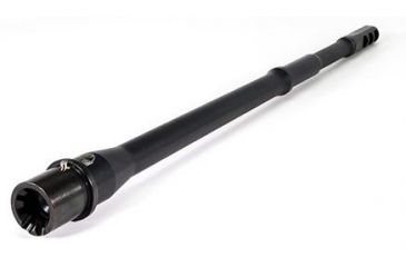 Image of Faxon Firearms 16in Legal, SLIM Perm 3 Port Brake, 14.5in GUNNER, 5.56 NATO, Mid-Length, 4150 QPQ Barrel, Black Nitride, 15A58M14NGQPMB3