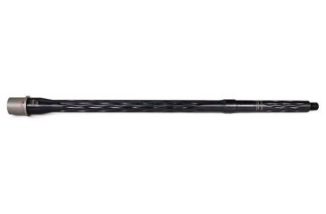 Image of Faxon Firearms .223 Wylde Flame Fluted Rifle Barrel, Rifle-Length, 416-R Stainless QPQ Nitride, 5R, NP3 Extension, Black Nitride, 18, 15BW8R18LMQ-5R-NP3