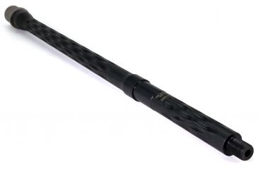 Image of Faxon Firearms .223 Wylde Flame Fluted Rifle Barrel, Rifle-Length, 416-R Stainless QPQ Nitride, 5R, NP3 Extension, Black Nitride, 18, 15BW8R18LMQ-5R-NP3