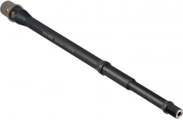 Image of Faxon Firearms .223 Wylde Gunner Rifle Barrel, Mid-Length, 416-R Stainless QPQ Nitride, 5R, NP3 Extension, Black Nitride, 14.5, 15BW8M14NGQ-5R-NP3