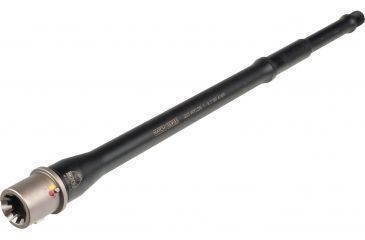 Image of Faxon Firearms .223 Wylde Gunner Rifle Barrel, Mid-Length, 416-R Stainless QPQ Nitride, 5R, NP3 Extension, Black Nitride, 14.5, 15BW8M14NGQ-5R-NP3