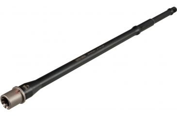 Image of Faxon Firearms .223 Wylde Gunner Profile AR-15 Rifle Barrel, Rifle-Length, 416-R Stainless QPQ Nitride, 5R, NP3 Extension, Black Nitride, 18, 15BW8R18NGQ-5R-NP3