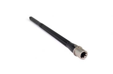 Image of Faxon Firearms .223 Wylde Heavy Fluted Rifle Barrel, Rifle-Length, 416-R Stainless QPQ Nitride, 5R, NP3 Extension, Black Nitride, 20, 15BW8R20FHQ-5R-NP3